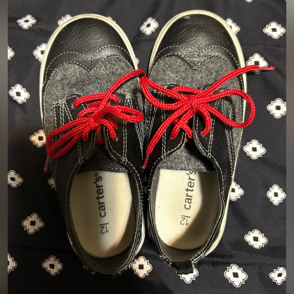 Carters toddler lace up dress shoe- size 12